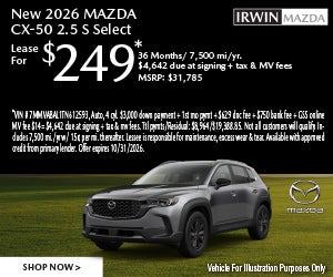 New 2026 Mazda CX-50