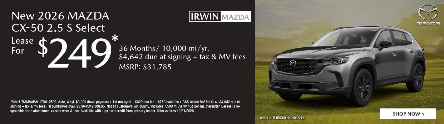 New 2026 CX-50